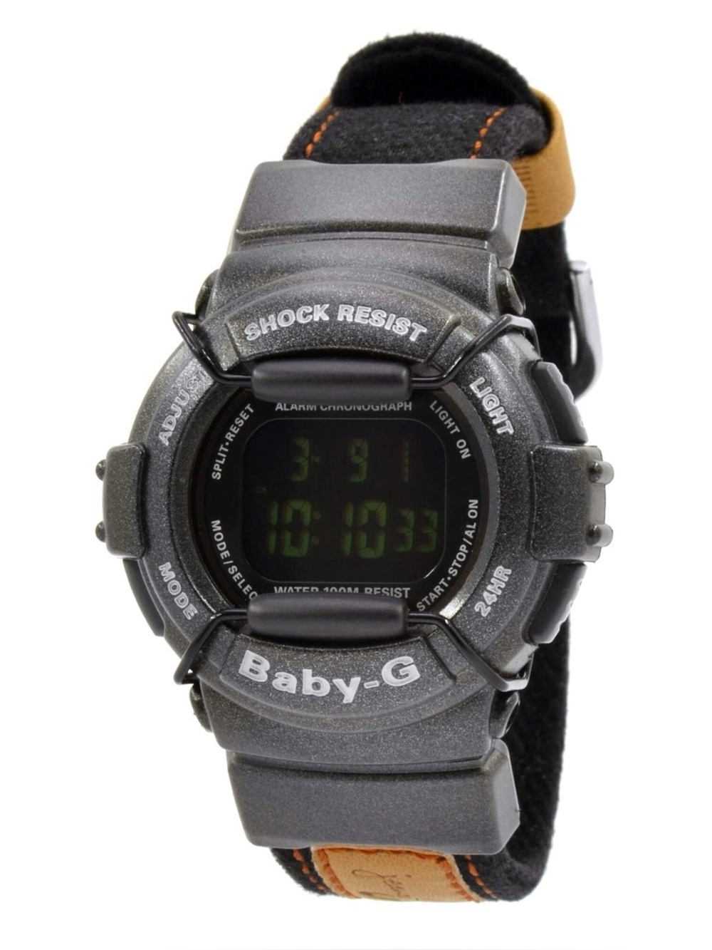 Casio Baby G Shock Digital Vintage Black Wristwatch
